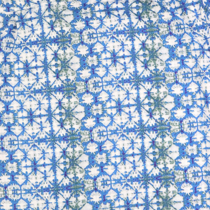 Regular Fit Short Sleeve Shirt - Ocean Tile