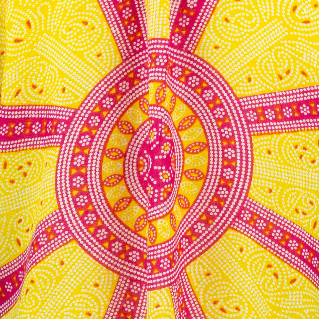 Classic Women's Shirt - Yellow Kaleidoscope