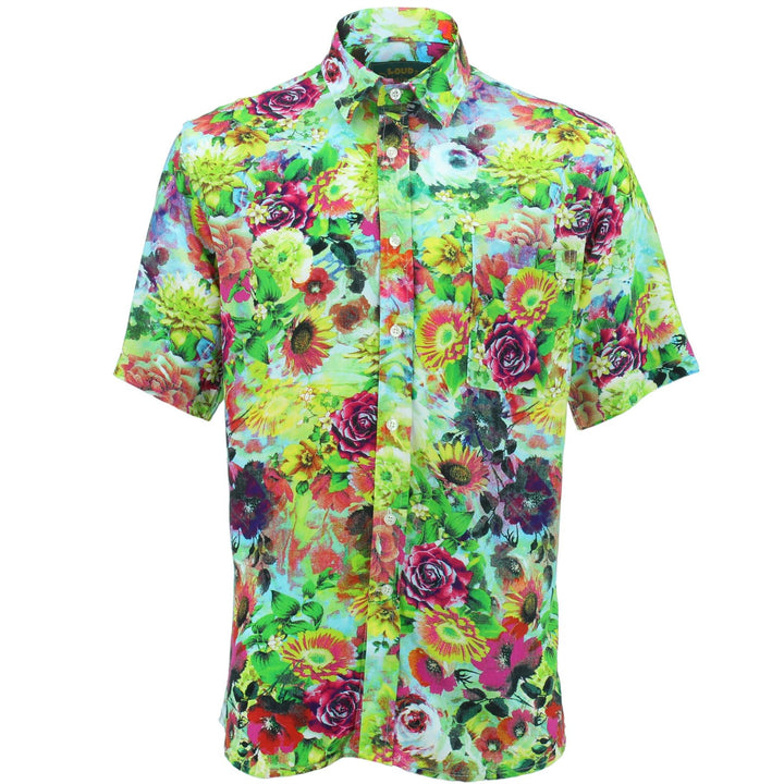 Regular Fit Short Sleeve Shirt - Floral
