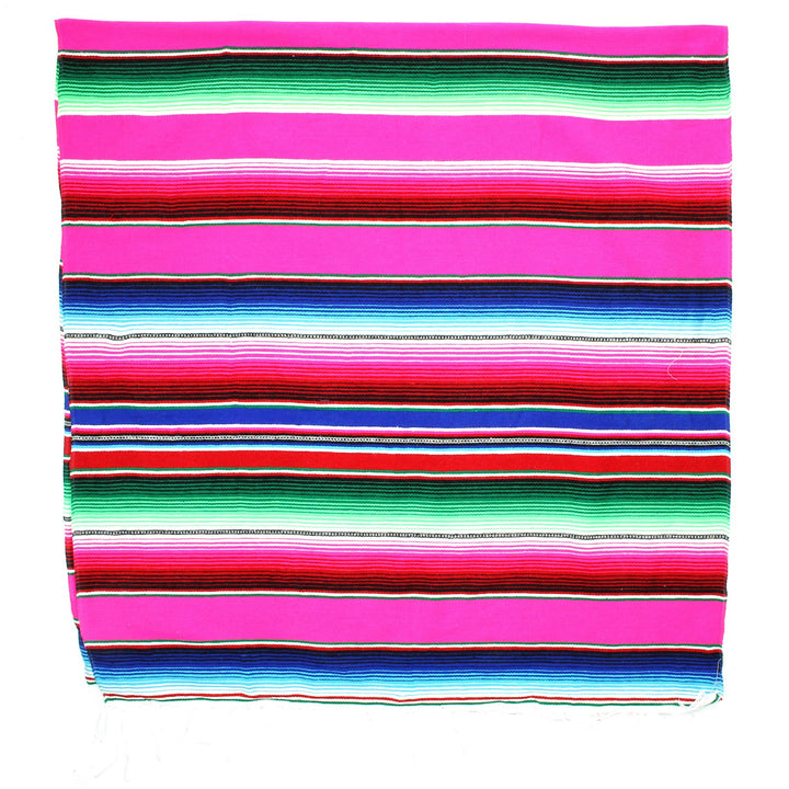 Handwoven Mexican Serape Small 192cm x 88cm - Fuschia