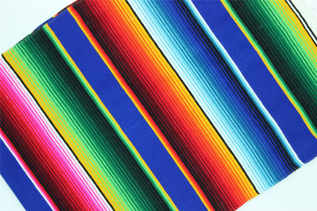 Handwoven Mexican Serape X-Small 140cm x 60cm - Multicoloured