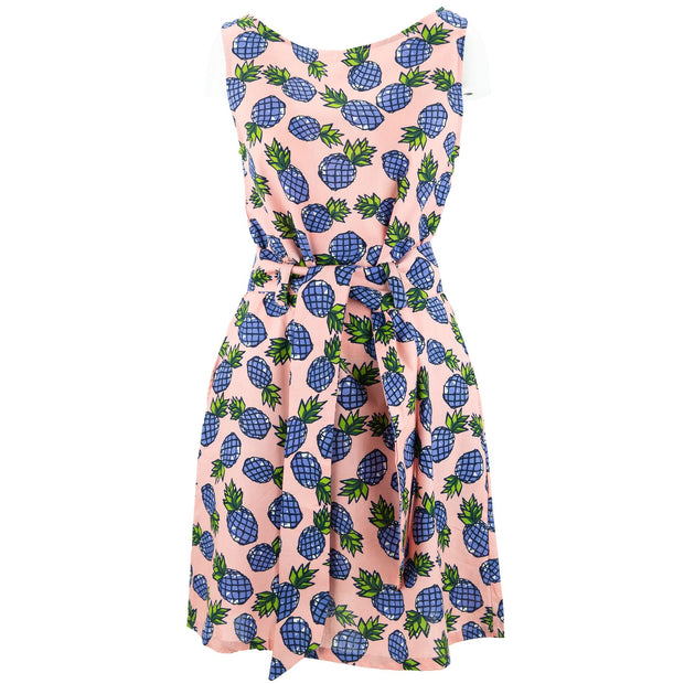 Belted Dress - Pineapple