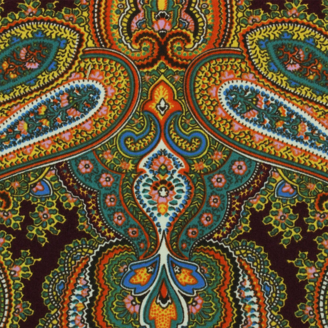 Regular Fit Short Sleeve Shirt - Oriental Paisley