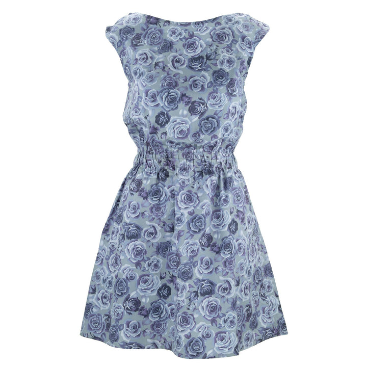 Stretch Waister Dress - Parma Violets