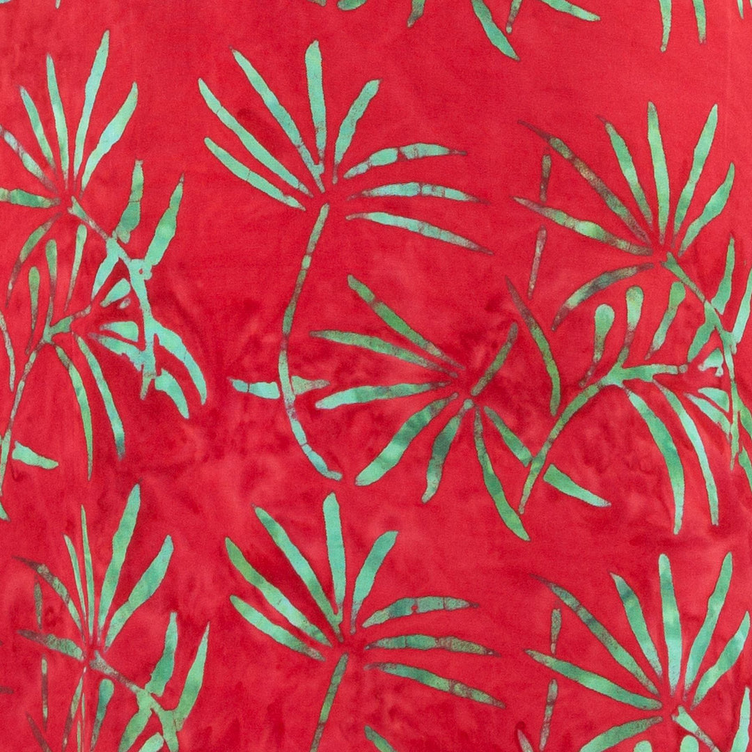 Strappy Dress - Red Water Palms