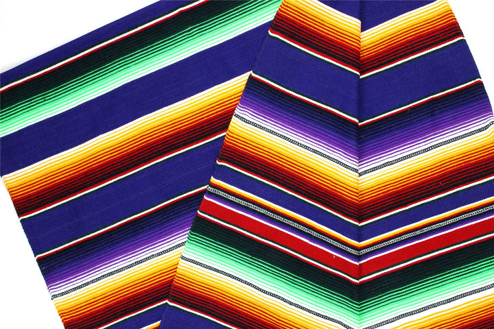 Handwoven Mexican Serape Small 192cm x 88cm - Purple