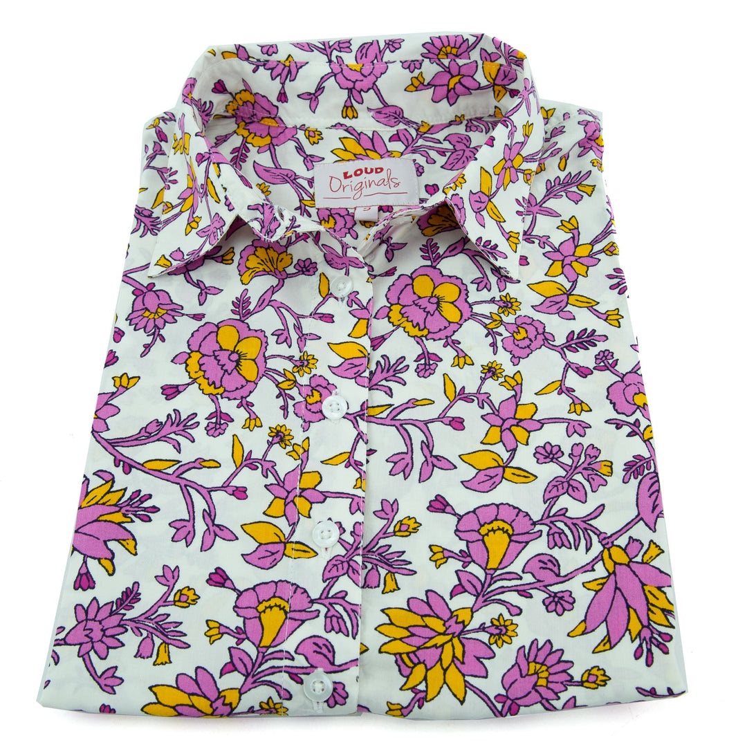 Classic Women's Shirt - Japanese Fuchsias