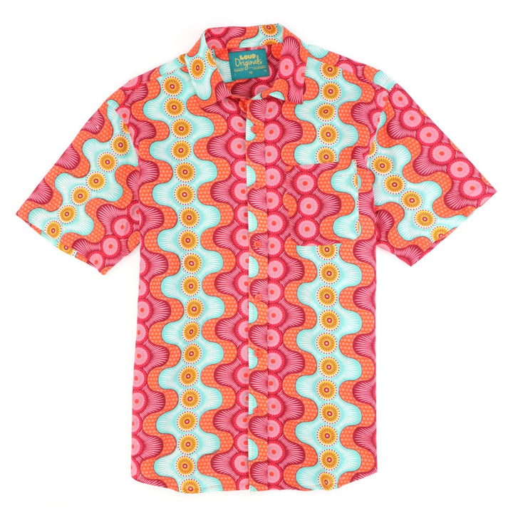 Regular Fit Short Sleeve Shirt - Sunset Flow