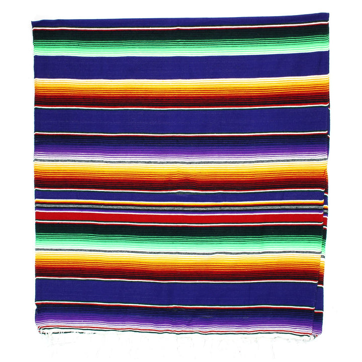 Handwoven Mexican Serape Small 192cm x 88cm - Purple