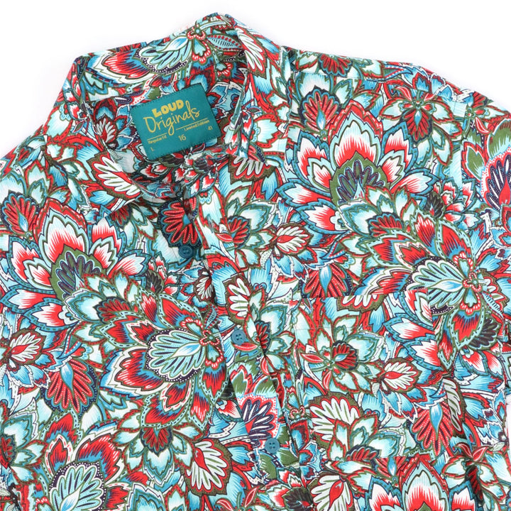 Regular Fit Short Sleeve Shirt - Festival Flora