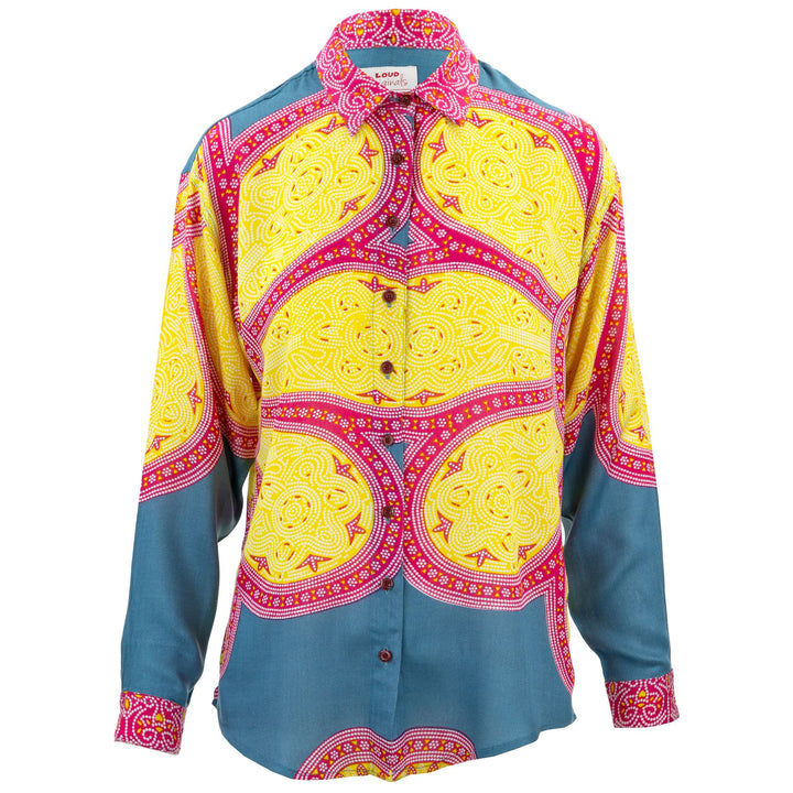 Classic Women's Shirt - Yellow Kaleidoscope