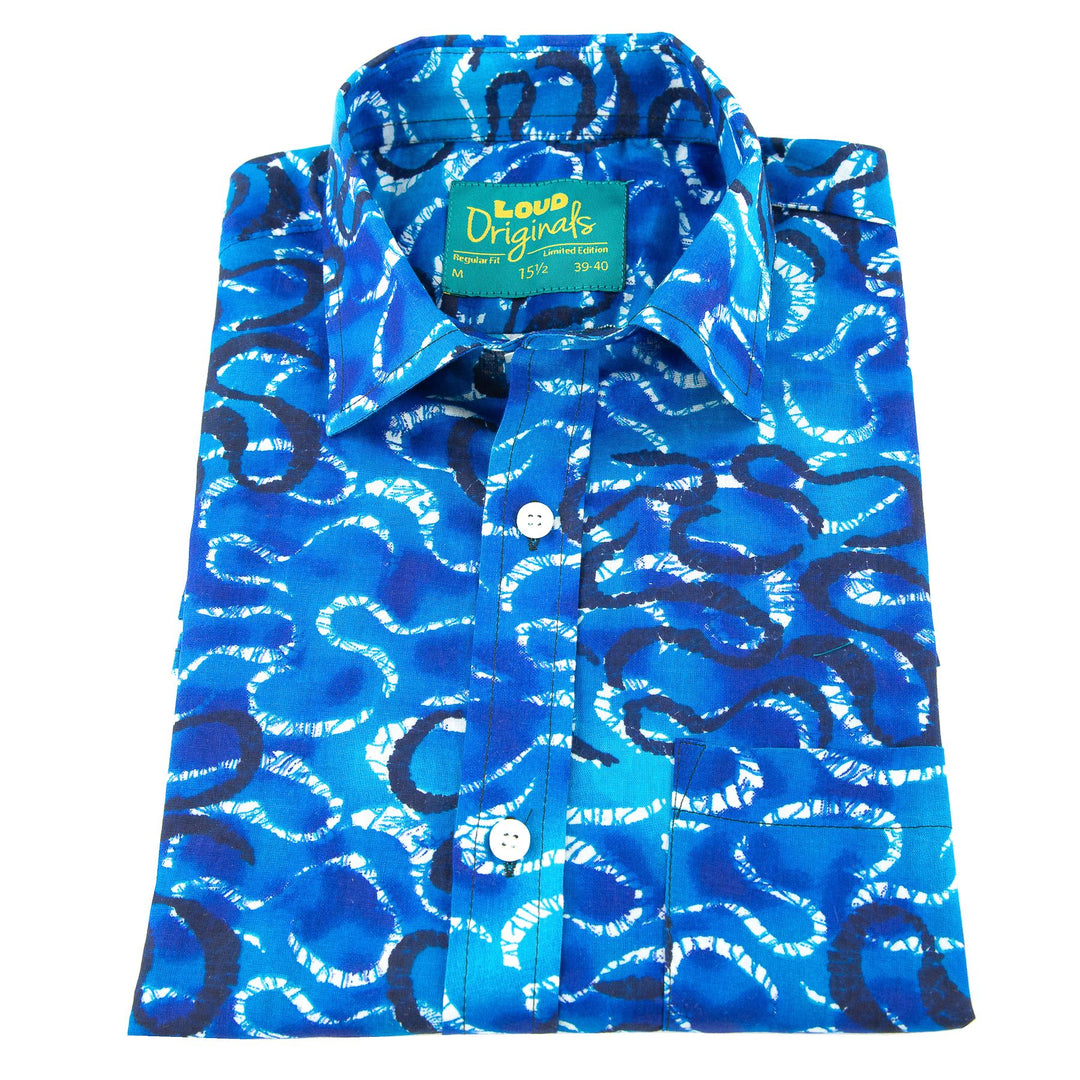 Regular Fit Short Sleeve Shirt - Serpentine