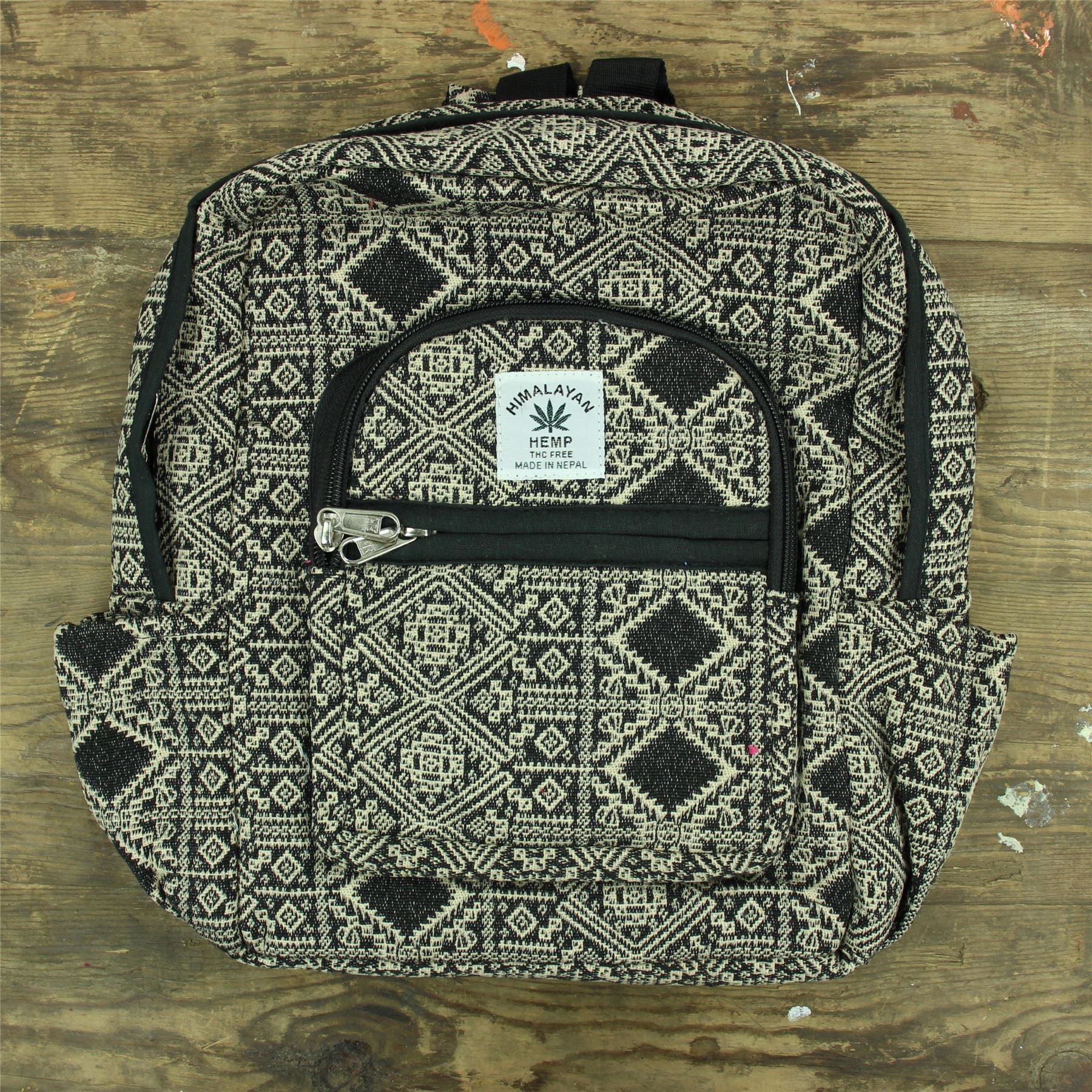 Himalayan Hemp Backpack - Blue Diamond