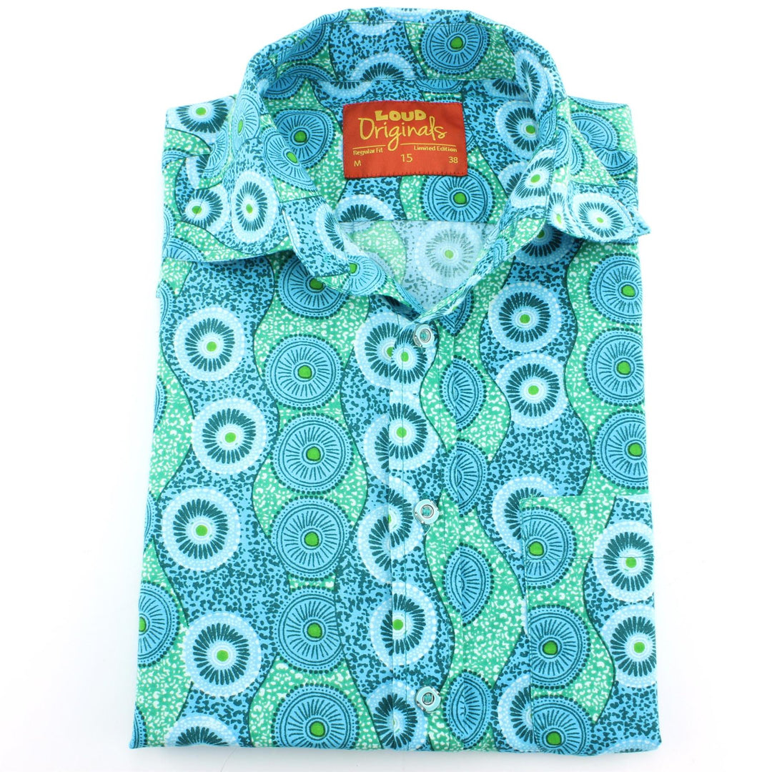 Regular Fit Short Sleeve Shirt - Umbrella Walkways