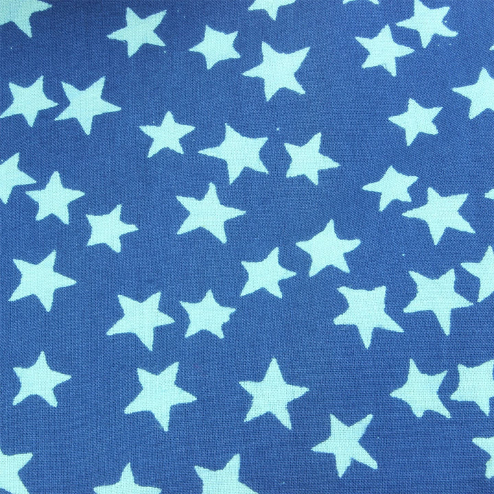 Regular Fit Long Sleeve Shirt - Blue with Light Blue Stars