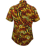 Tailored Fit Short Sleeve Shirt - Tiger