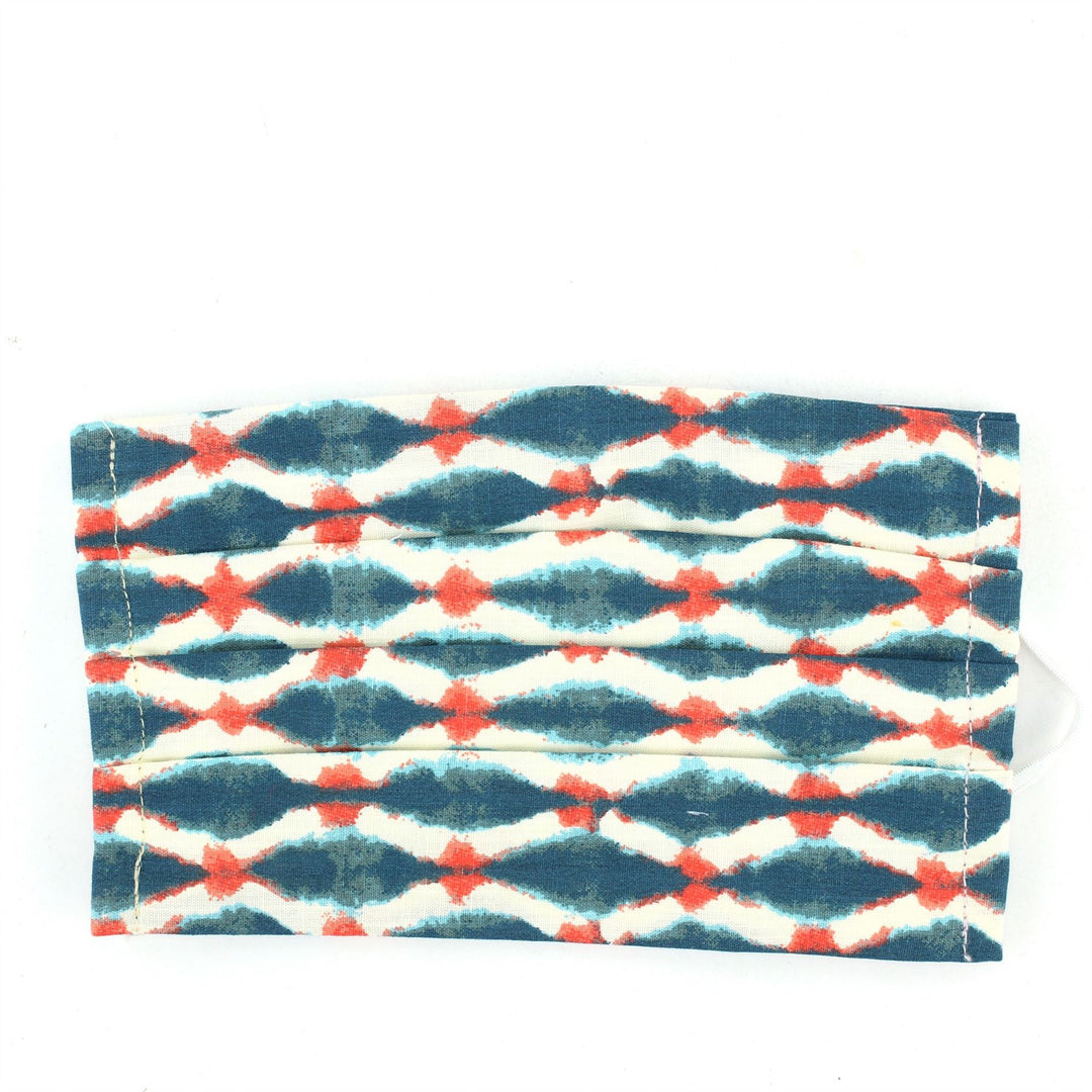 100% Cotton Handmade Pleated Face-Mask
