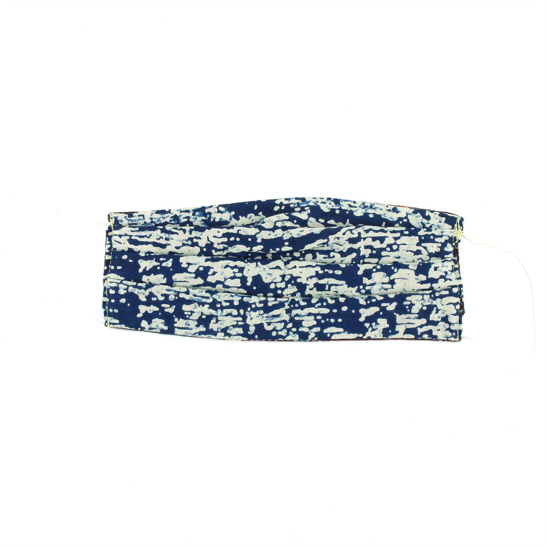 100% Cotton Handmade Pleated Face-Mask