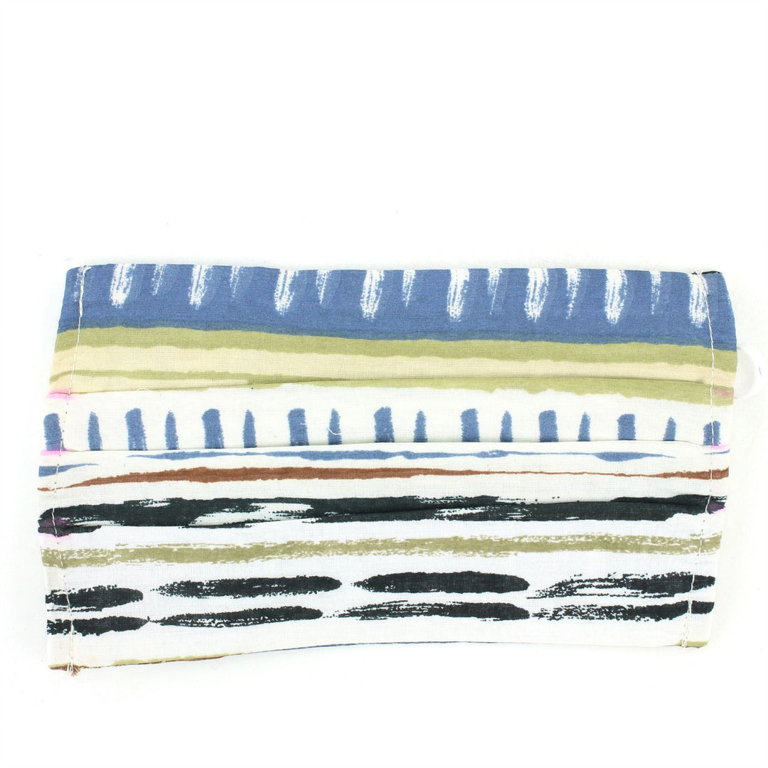 100% Cotton Handmade Pleated Face-Mask