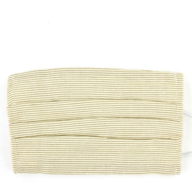 100% Cotton Handmade Pleated Face-Mask
