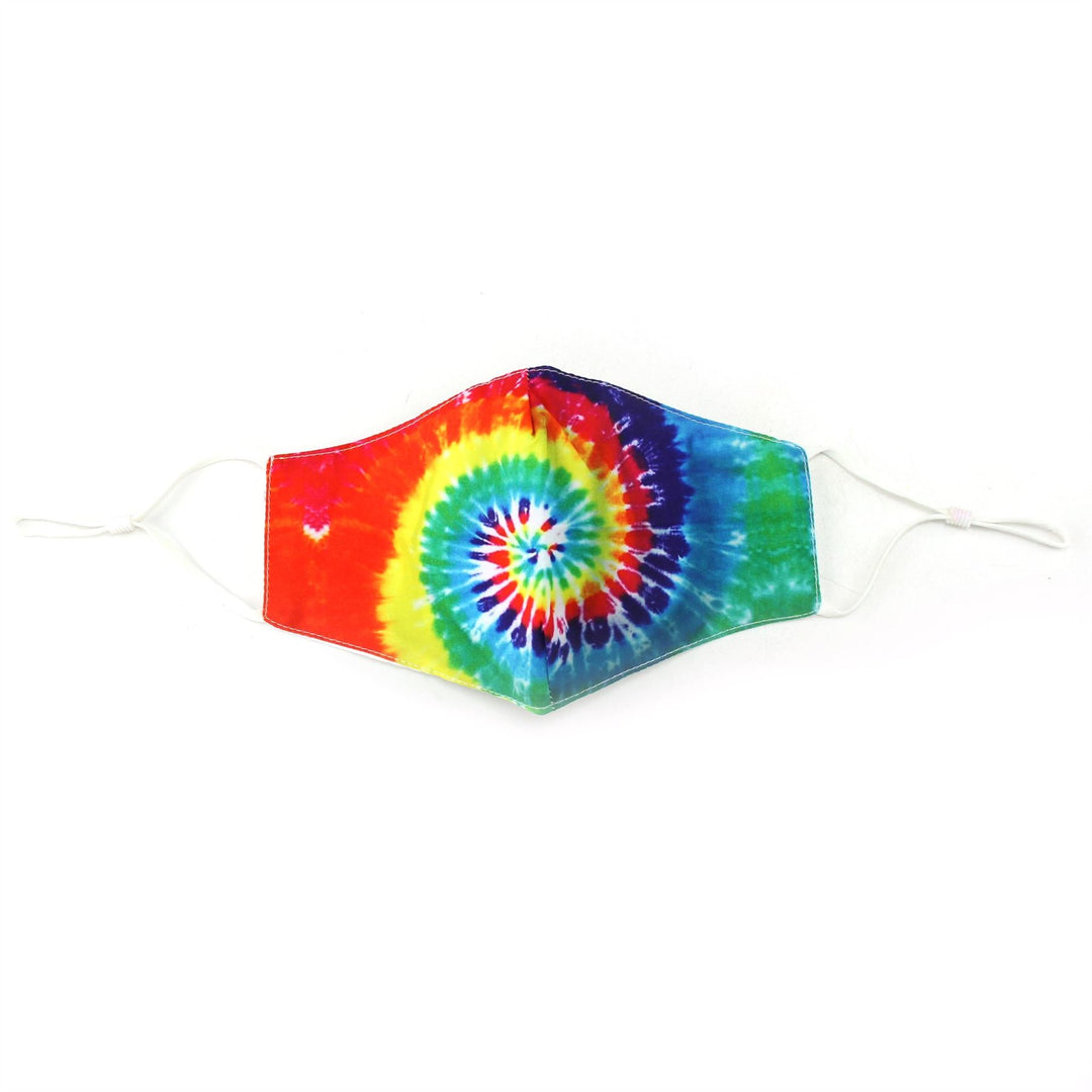 Printed Face Mask - Rainbow Tie Dye