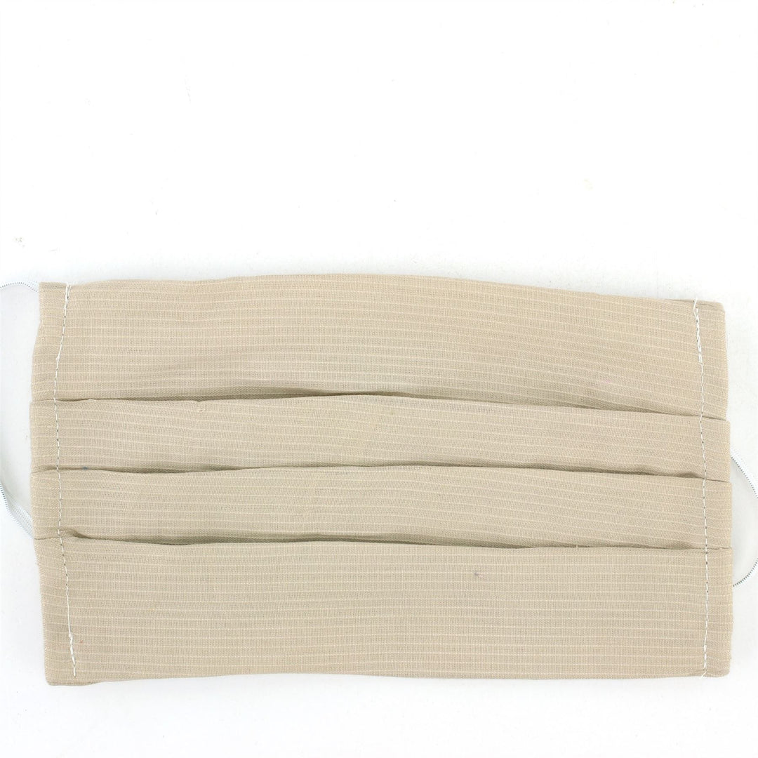 100% Cotton Handmade Pleated Face-Mask