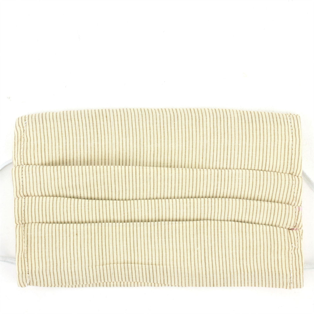 100% Cotton Handmade Pleated Face-Mask
