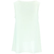 Sleeveless Knitted Top - Off White