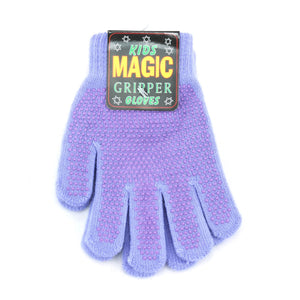Magic Gloves Kids Gripper Stretchy Gloves - Purple