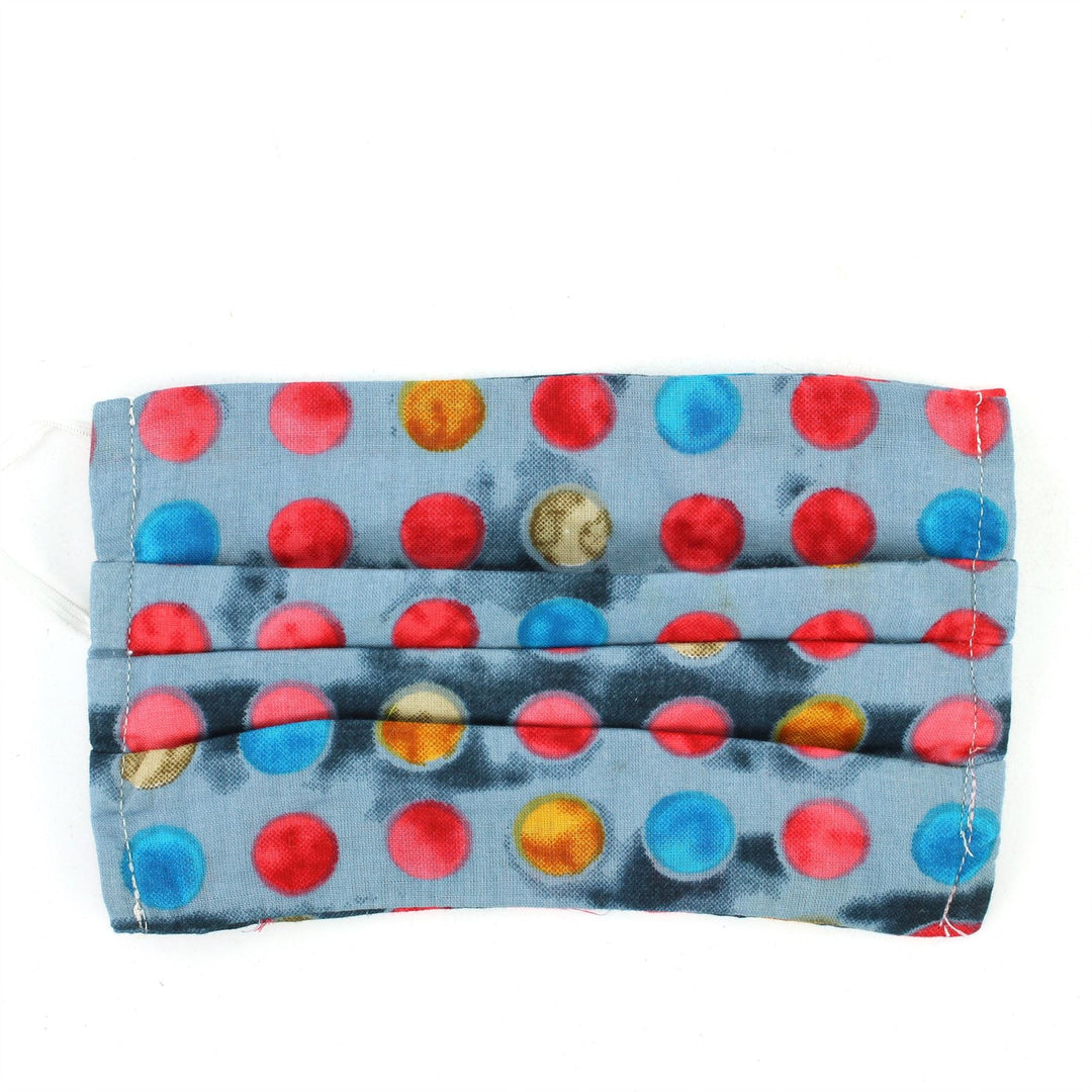 100% Cotton Handmade Pleated Face-Mask
