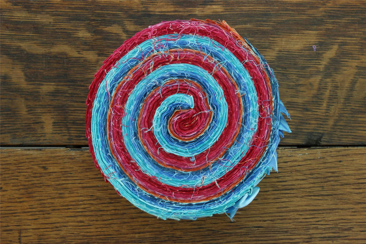 Jelly Roll - 40 Strips of 2.5" x 37" Cotton Batik