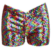 Sequin Shorts - Rainbow