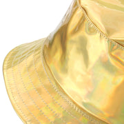 Holographic Bucket Hat - Shiny Gold