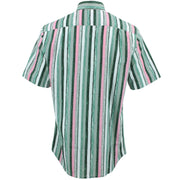 Regular Fit Short Sleeve Shirt - Bayadere Stripes