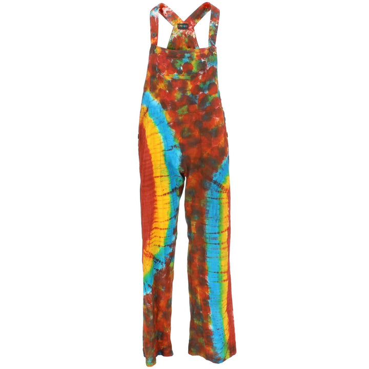 Tie Dye Dungarees - Rainbow