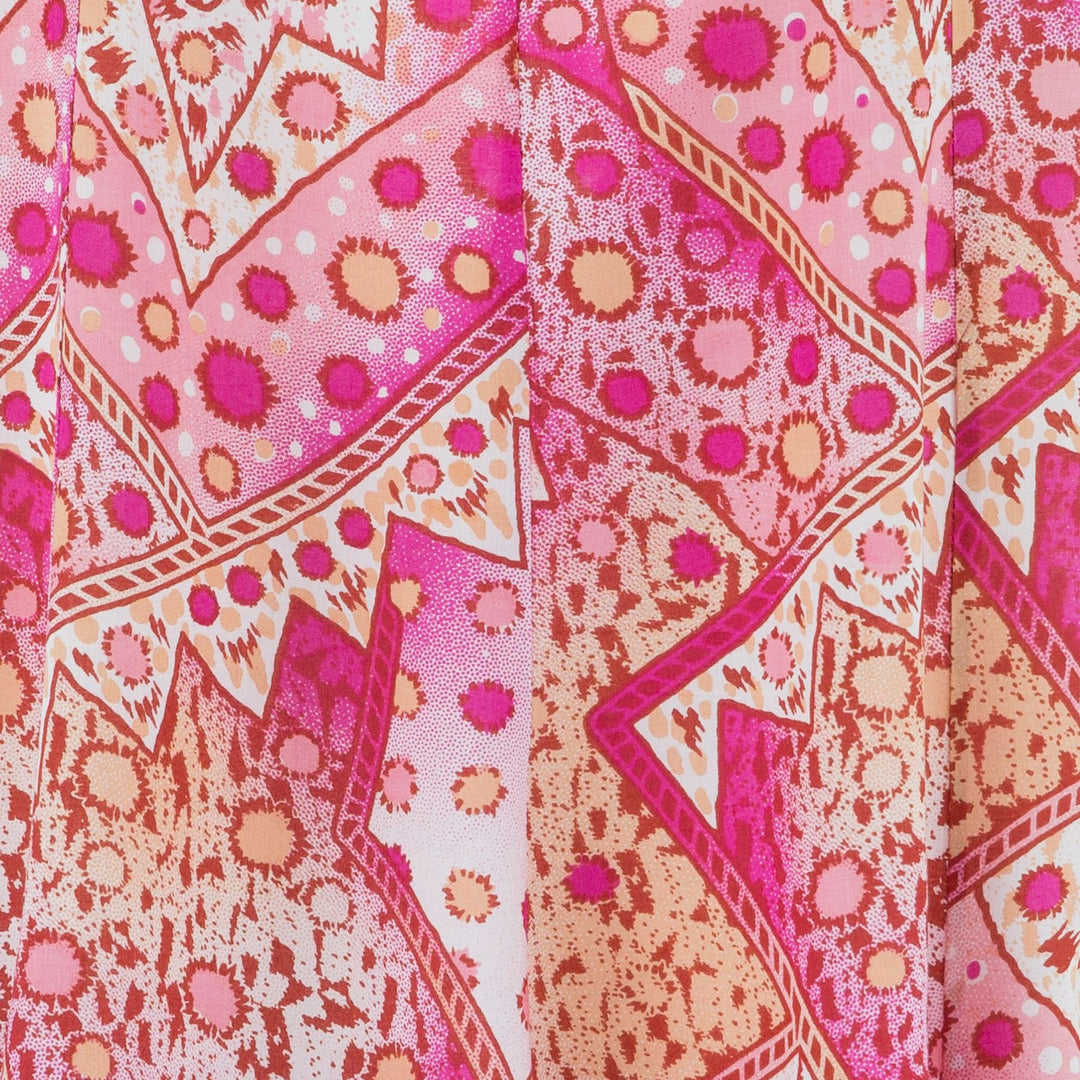 Floaty Dolly Dress - Ankara Vivid