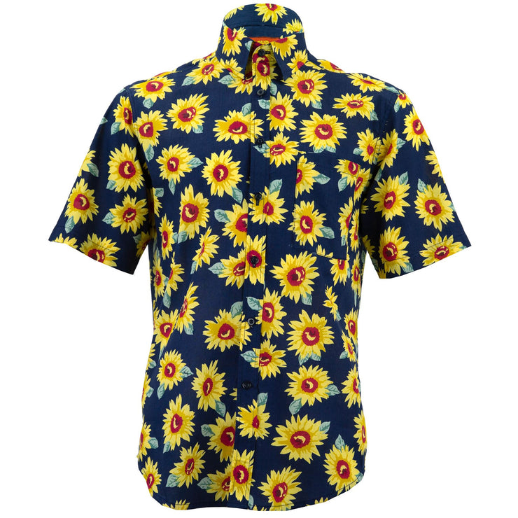 Regular Fit Short Sleeve Shirt - Sunflower Burst