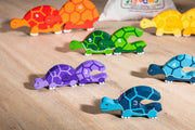 Handmade Wooden Jigsaw Puzzle - Number Tortoise