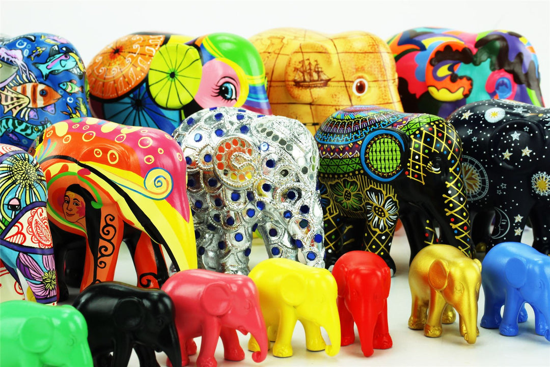 Limited Edition Replica Elephant - Rainbow Reef
