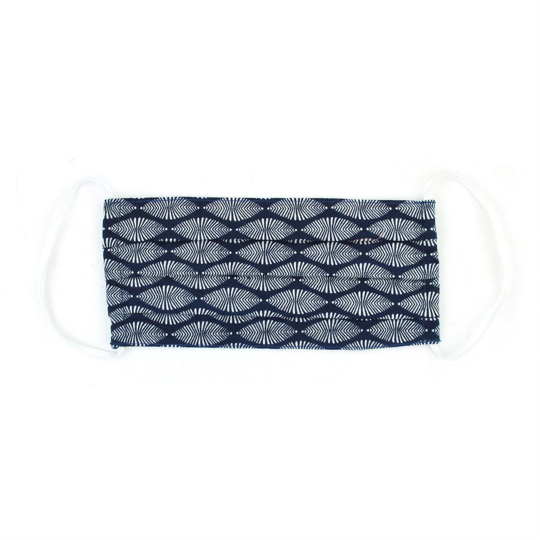 Handmade Pleated Cotton Face Mask - Pack of 5