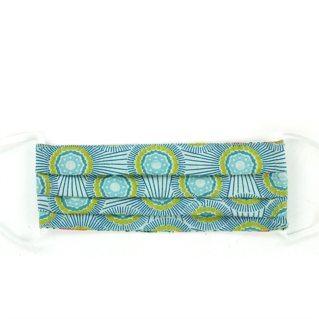 100% Cotton Handmade Pleated Face-Mask