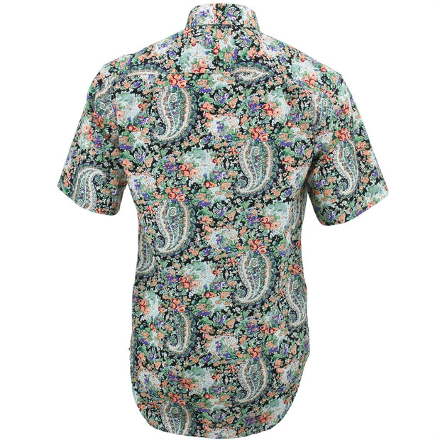 Regular Fit Short Sleeve Shirt - Paisley Floral