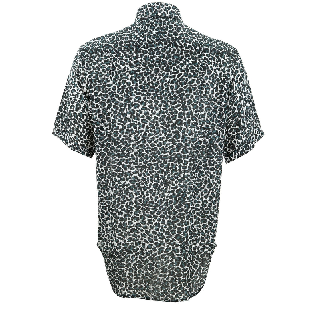 Regular Fit Short Sleeve Shirt - Leopard