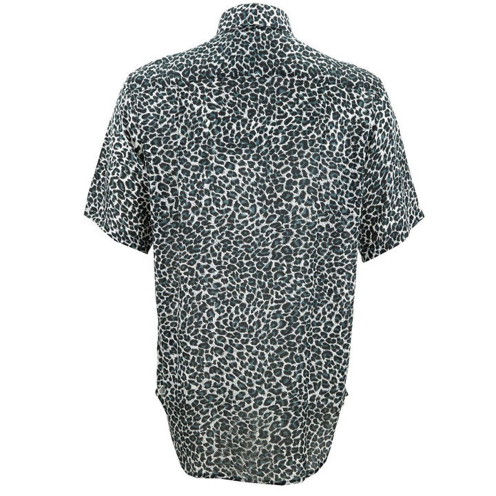 Regular Fit Short Sleeve Shirt - Leopard
