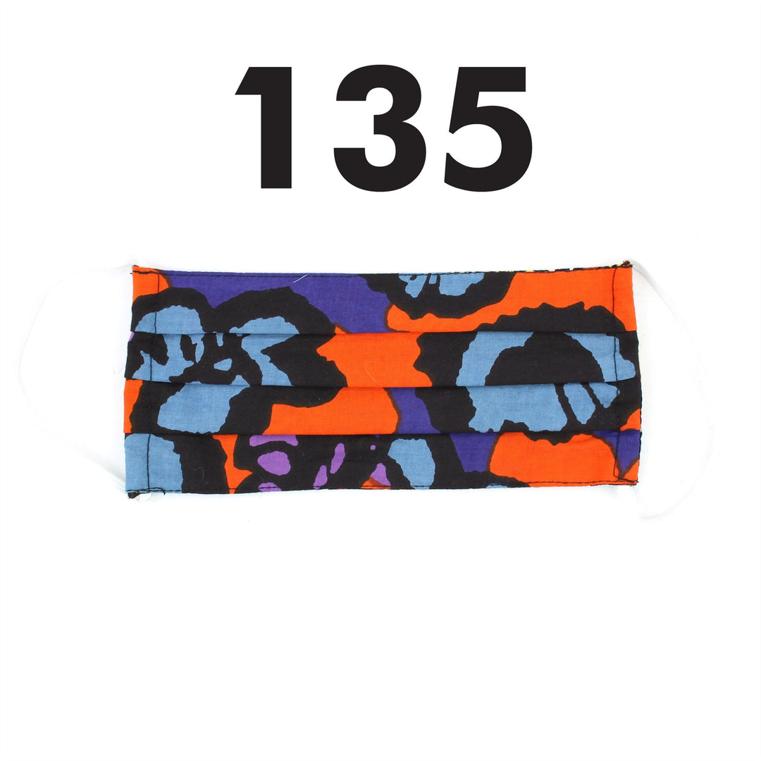 Handmade Pleated Cotton Face Mask - Pack of 3