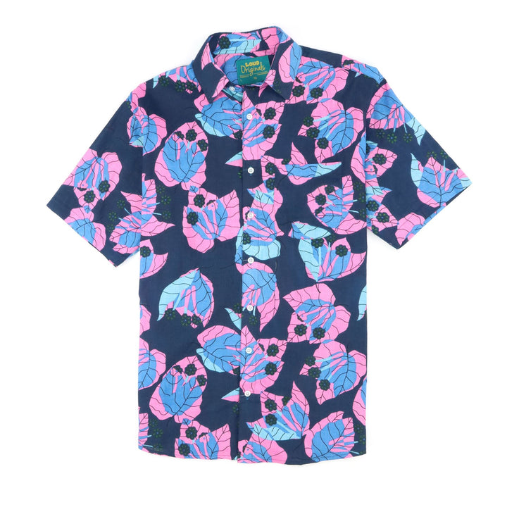Regular Fit Short Sleeve Shirt - Blackberry Medley
