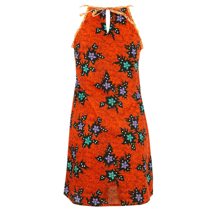 Strappy Dress - Red Freesia