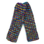 Hand Knitted Wool Leg Warmers - SD Rainbow Mix
