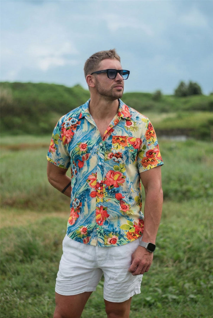 Regular Fit Short Sleeve Shirt - Island Swell