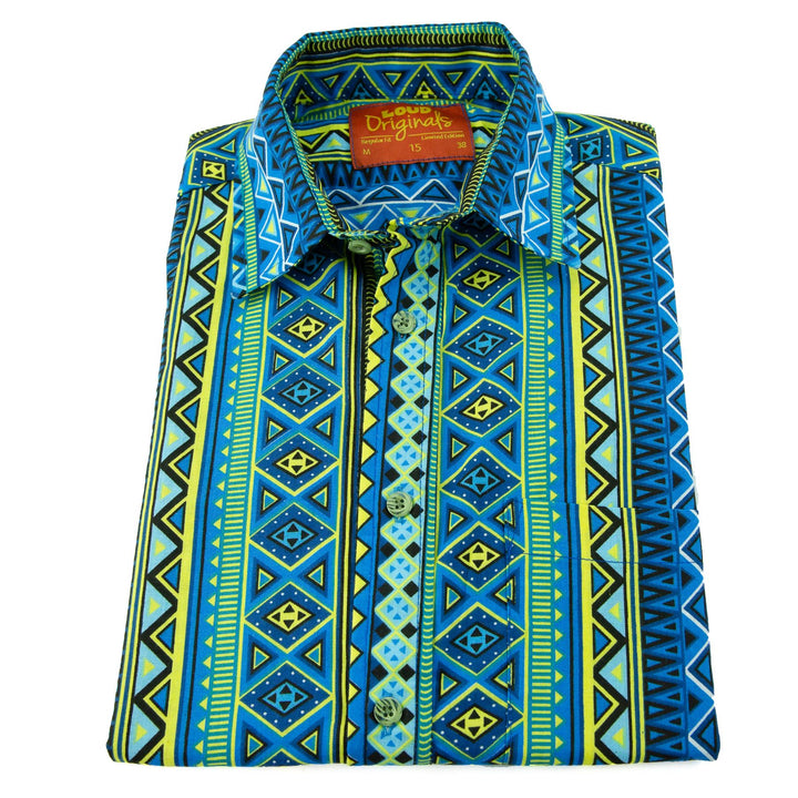 Regular Fit Long Sleeve Shirt - Aztec